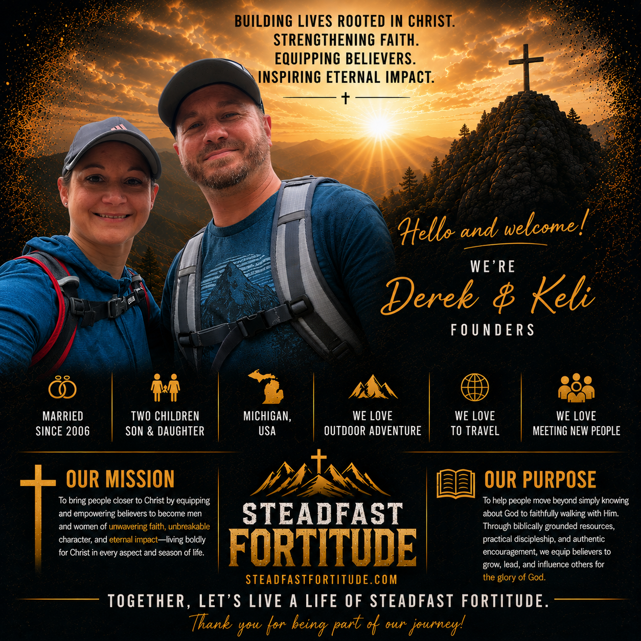 Derek and Keli - welcome - about us About Us