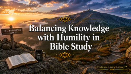 Balancing Knowledge with Humility in Bible Study