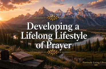 Developing a Lifelong Lifestyle of Prayer