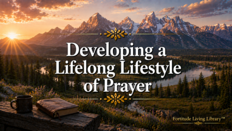 Developing a Lifelong Lifestyle of Prayer