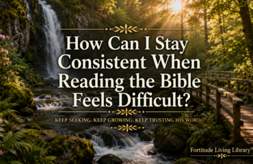 How Can I Stay Consistent When Reading the Bible Feels Difficult