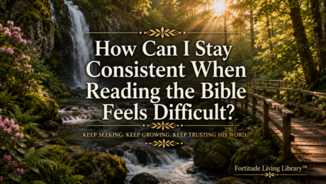 How Can I Stay Consistent When Reading the Bible Feels Difficult