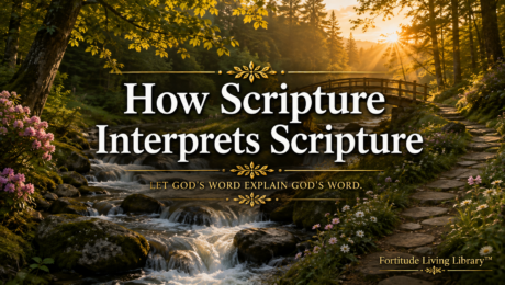 How Scripture Interprets Scripture How Scripture Interprets Scripture