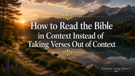 How to Read the Bible in Context Instead of Taking Verses Out of Context