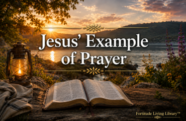 Jesus Example of Prayer
