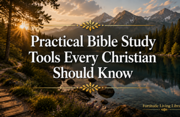 Practical Bible Study Tools Every Christian Should Know