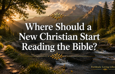 Where Should a New Christian Start Reading the Bible