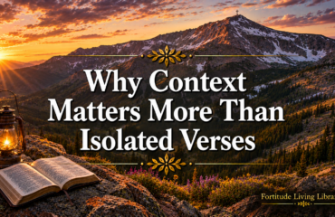 Why Context Matters More Than Isolated Verses