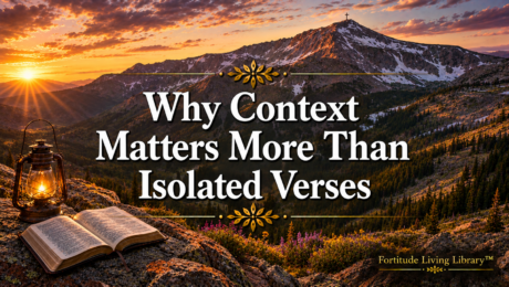 Why Context Matters More Than Isolated Verses